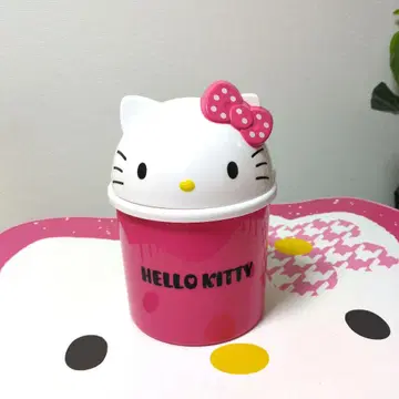 HELLO KITTY 헬로키티 미니 더스트박스 쓰레기통 핑크