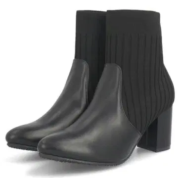 숏부츠 블랙 스틸레토 부츠 M 사이드 고어 부츠