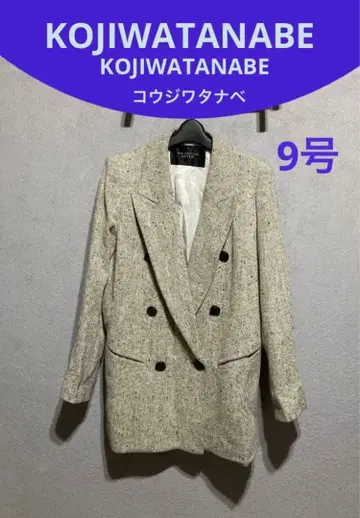 KOJIWATANABE 코지 와타나베 트위드 자켓 9호