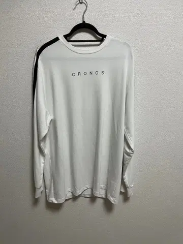 CRONOS 롱 슬리브 T셔츠 화이트