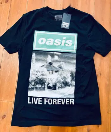 새상품 oasis LIVE FOREVER 팝업 공식 스토어 T셔츠