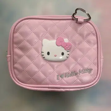 산리오 헬로키티 퀼팅 파우치 헬로키티