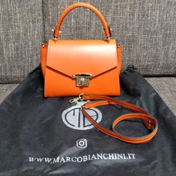 마르코 비안치니 오렌지 숄더백