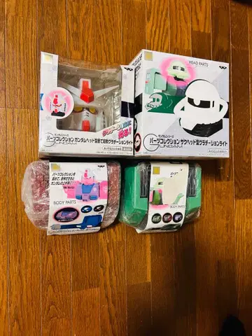 건담 시리즈 부품 컬렉션 헤드형, 바디형 4개 세트