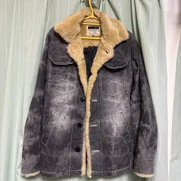 보아 포함 그레이 데님 자켓