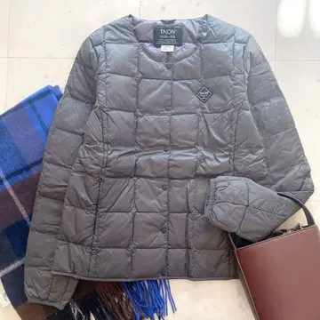 타이온 TAION 노카라 다운 자켓 데셍 Dessin