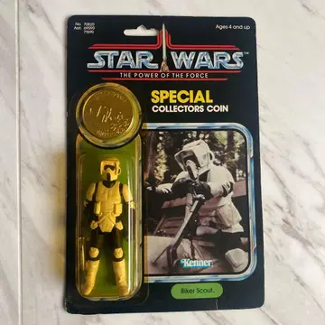 STAR WARS 바이커 스카우트 피규어 코인 포함
