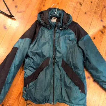 MASTERPIECE 후드 부착 자켓 다크 그린