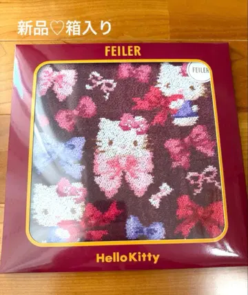 새상품 페이 FEILER x 산리오 헬로키티 손수건 박스형