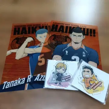 하이큐!! 아크릴 스탠드 & 엽서 4점 세트