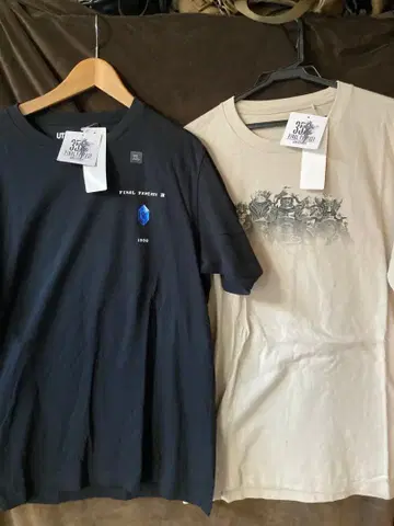 [ 미사용 새상품 ] 유니클로 파이널 판타지 FF3 12 셔츠 세트