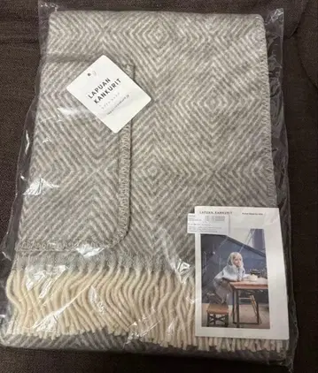 택 포함 미사용 새상품 라푸안칸크리 포켓 부착 스톨