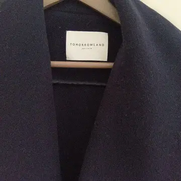 TOMORROWLAND 네이비 롱 코트