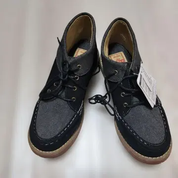 새상품 마조에르 스웨이드와 트위드의 하이컷 신발 블랙과 그레이 24cm