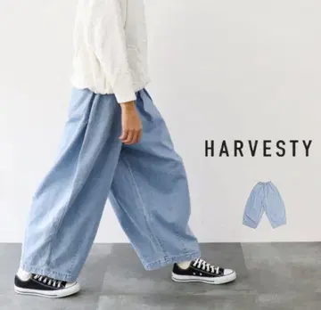 HARVESTY 서커스 팬츠 93 라이트 블루