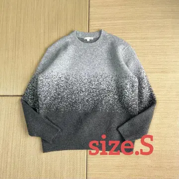 유니클로 JW 앤더슨 수플레얀 그라데이션 크루넥 스웨터 S