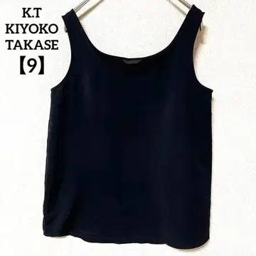 KT 키요코 타카세 [9] 일본제 블랙 탱크탑 슬리브리스