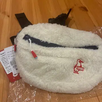 CHUMS 플리스 패니 팩 아이보리/네이비