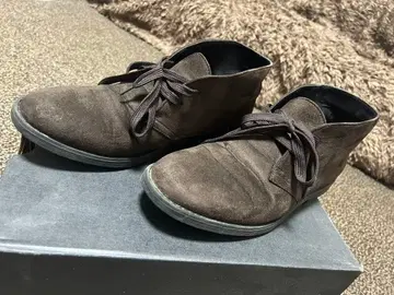 스웨이드 처카 부츠 브라운 26cm