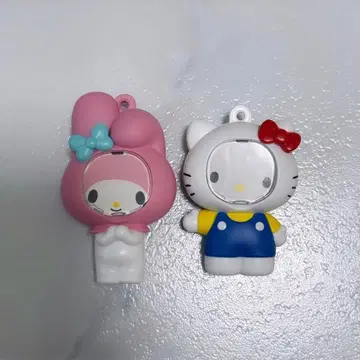 산리오 얼굴 끼우기 키링 가챠 키티 마이멜로디