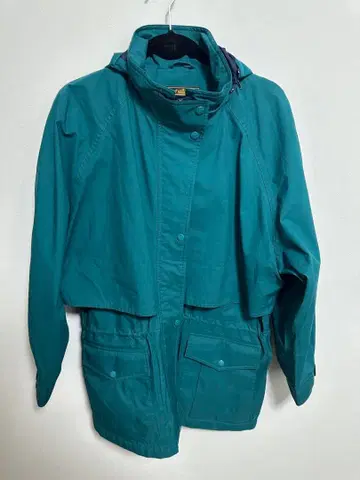 블랙택 Eddie Bauer 마운틴 파카 L 터콰이즈 구제 의류