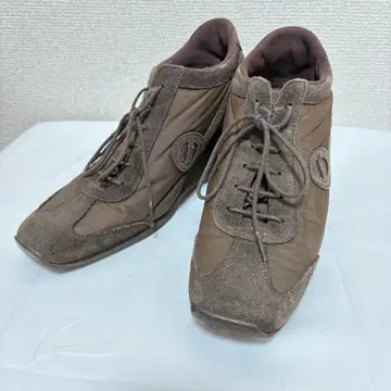 NO NAME 웨지솔 스니커즈 브라운 38