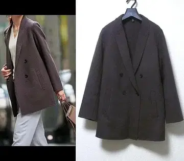 icb 캐시미어 혼방 울 리버 자켓 코트 9