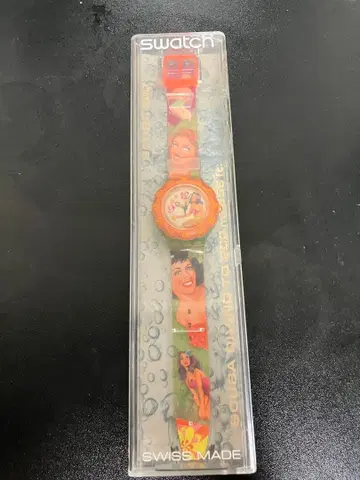 Swatch 레트로 팝 손목시계