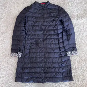유니클로 x 이네스 M 사이즈 울트라 라이트 다운 코트 네이비
