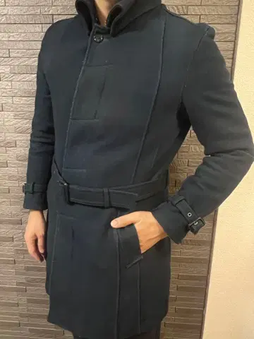 토네이도 마트 TORNADO MART 코트 네이비