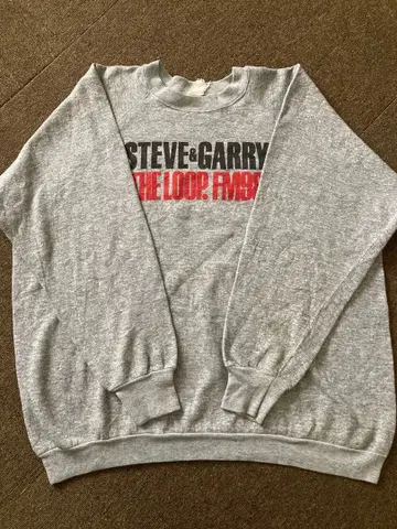 70's 80's 맨투맨 XL 멜란지 기업 헬스니트