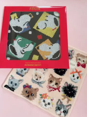 페이러 손수건 스누피 페이러 프리티캣츠