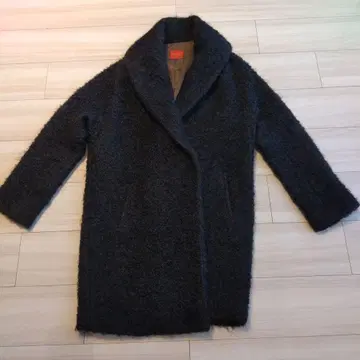 데 프레 다크 브라운 롱 코트