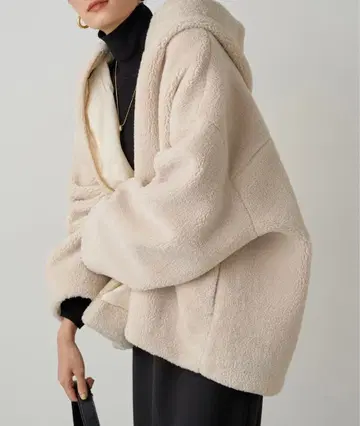 LOUNGEDRESS 후디 보아 블루종