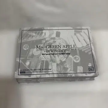 Mrs. GREEN APPLE The White Lounge 포토 카드