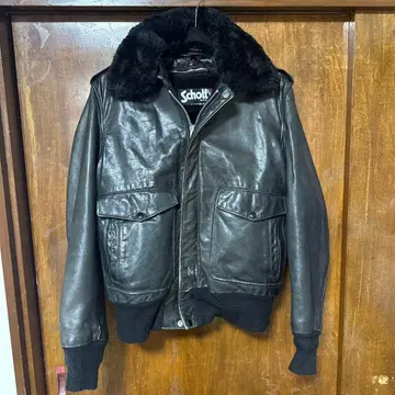 SCHOTT 빈티지 184SM A-2 가죽 플라이트 자켓
