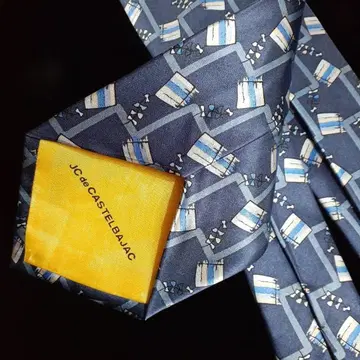 JC de CASTELBAJAC 네이비 넥타이 새상품