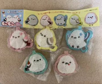 후쿠후쿠 시마에나 가 모코모코 자수 키링 전 5종 컴플리트 세트