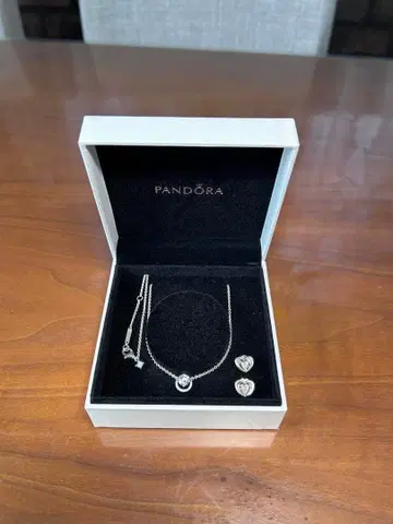 판도라 PANDORA 목걸이 귀걸이 세트