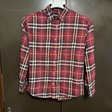 FIRST DOWN 플란넬 셔츠 M 사이즈 크림슨 컬러