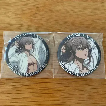 토겐안키 파보테리아 천사 악마 캔뱃지 천사ver. 모모데라 신몬 세트