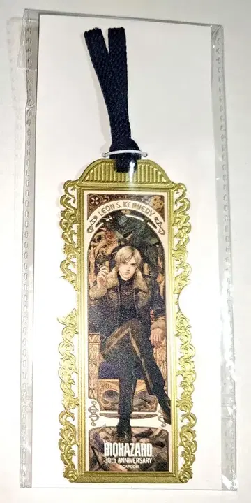 BIOHAZARD 바이오하자드 레온 메탈 북마커 30주년