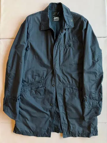 DENHAM 스텐카라 코트 다크 블루