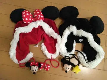 미키 미니 모자 팬캡 세트 크리스마스