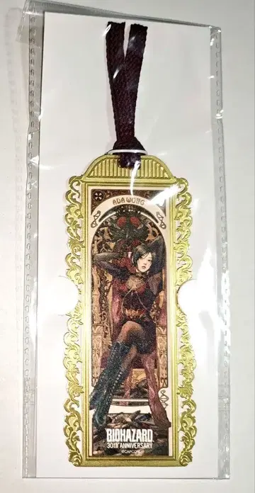 BIOHAZARD 바이오하자드 에이다 메탈 북마커 30주년