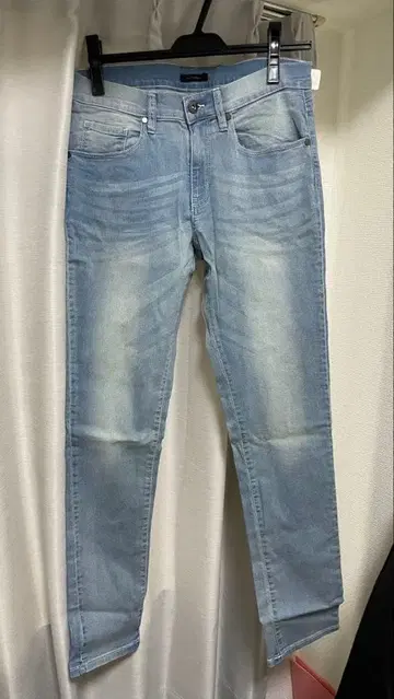 스키니 데님 라이트 블루