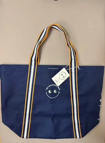 [ 새상품 택 포함 ] 아냐 바인드마치 에코백 홍콩 네이비 오렌지