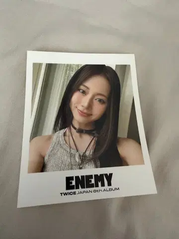 twice ENEMY 888 한정판 폴라로이드풍 스티커 쯔위