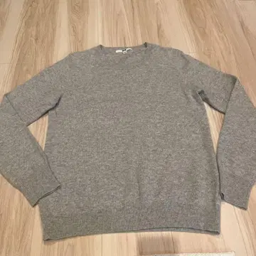 UNIQLO 캐시미어 스웨터 그레이 L 새상품급