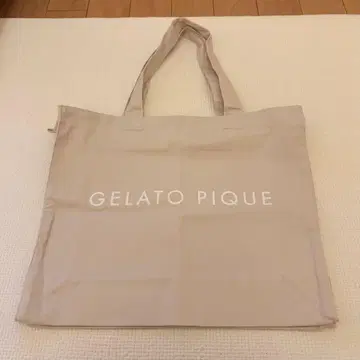 [ 미사용 새상품 ] GELATO PIQUE 핑크 베이지 토트백 대